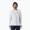 Longsleeve męski Patagonia P-6 Logo Responsibili white