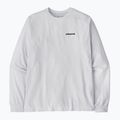 Longsleeve męski Patagonia P-6 Logo Responsibili white 3