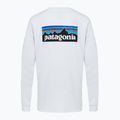 Longsleeve męski Patagonia P-6 Logo Responsibili white 2