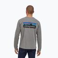 Longsleeve męski Patagonia P-6 Logo Responsibili gravel heather 2