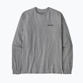 Longsleeve męski Patagonia P-6 Logo Responsibili gravel heather 3