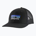 Czapka z daszkiem Patagonia P-6 Logo Trucker black