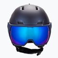 Kask narciarski Salomon Icon LT Visor W wisteria navy/mid blue 2