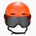 Kask narciarski dziecięcy Salomon Grom Visor Jr flame/tonic orange 2