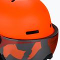 Kask narciarski dziecięcy Salomon Grom Visor Jr flame/tonic orange 6