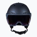 Kask narciarski Salomon Icon LT Visor Photo Sigma W wisteria navy/sky blue 2