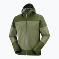 Kurtka przeciwdeszczowa męska Salomon Outrack 2.5L olive night/forest