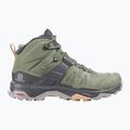 Buty trekkingowe damskie Salomon X Ultra 4 MID GTX oilgreen/magenta/almound 12