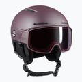 Kask narciarski Salomon Driver Pro Sigma wine tasting/silver pink