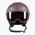 Kask narciarski Salomon Driver Pro Sigma wine tasting/silver pink 2