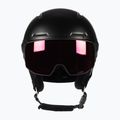 Kask narciarski Salomon Driver Prime Sigma Plus black/poppy red/ice blue 2