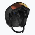 Kask narciarski Salomon Driver Prime Sigma Plus black/poppy red/ice blue 12