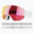 Gogle narciarskie Salomon Radium white/sigma poppy red 7