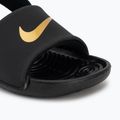 Klapki dziecięce Nike Kawa black/metallic gold 7