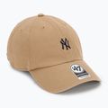 Czapka z daszkiem 47 Brand MLB New York Yankees Base Runner CLEAN UP khaki