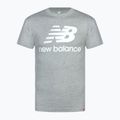 Koszulka męska New Balance Essentials Stacked Logo grey