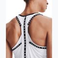 Tank top treningowy damski Under Armour Knockout Tank white/white/black 4