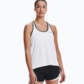 Tank top treningowy damski Under Armour Knockout Tank white/white/black 7