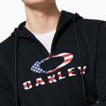 Bluza męska Oakley Bark 2.0 Hoodie FZ black/american flag 6