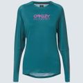 Longsleeve rowerowy damski Oakley WMNS Factory Pilot bayberry
