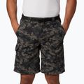 Spodenki trekkingowe męskie Columbia Silver Ridge Printed Cargo black camo