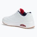 Buty męskie SKECHERS Uno Stand On Air white/navy/red 3