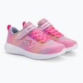 Buty dziecięce SKECHERS Go Run 600 Shimmer Speeder light pink/multi 4