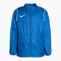 Kurtka piłkarska dziecięca Nike Park 20 Rain Jacket royal blue/white/white