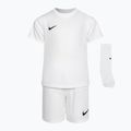 Komplet piłkarski dziecięcy Nike Dri-FIT Park Little Kids white/white/black