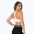 Biustonosz treningowy Nike Dri-Fit Swoosh white/black 3