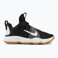 Buty do siatkówki Nike React Hyperset black/white/gum light brown 2