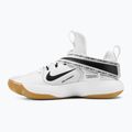 Buty do siatkówki Nike React Hyperset white/black/gum light brown 5