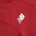 Bluza piłkarska dziecięca New Balance Training 1/4 Zip Knitted burgundy 3