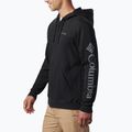 Bluza męska Columbia Logo Fleece Full Zip black/csc sleeve logo 4