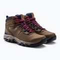 Buty trekkingowe męskie Columbia Newton Ridge Plus II Wp light brown/red velvet 5