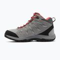 Buty trekkingowe damskie Columbia Redmond III Mid Wp steam/red coral 11