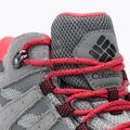 Buty trekkingowe damskie Columbia Redmond III Mid Wp steam/red coral 7