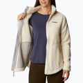 Bluza polarowa damska Columbia West Bend chalk 5