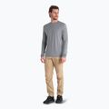 Longsleeve trekkingowy męski icebreaker Merino 125 Cool-Lite Sphere III Tee metro heather 2