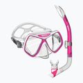 Zestaw do snorkelingu Mares Ridley pink/white/clear