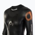 Pianka triathlonowa damska HEAD Ow Shell Fs 3.2.2 mm black/orange 3