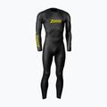 Pianka triathlonowa męska Zoggs Openwater Free 3.2 mm black/yellow