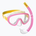 Zestaw do snorkelingu dziecięcy Mares Combo Jelly pink/yellow/clear