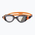 Okulary do pływania Zoggs Predator Flex Reactor grey/ orange/ reactor smoke