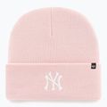 Czapka zimowa 47 Brand MLB New York Yankees Haymaker pink