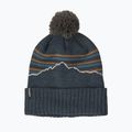 Czapka zimowa Patagonia Powder Town Beanie fitz roy stripe knit/smolder blue