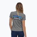 Koszulka damska Patagonia P-6 Logo Responsibili-Tee gravel heather 2