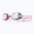 Okulary do pływania damskie TYR Blackops 140 Ev Racing Mirrored silver/ pink/ white