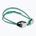 Okulary do pływania damskie TYR Blackops 140 Ev Racing Mirrored silver/ mint/ black