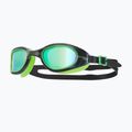 Okulary do pływania TYR Special Ops 2.0 Mirrored green/ black/ fluo green